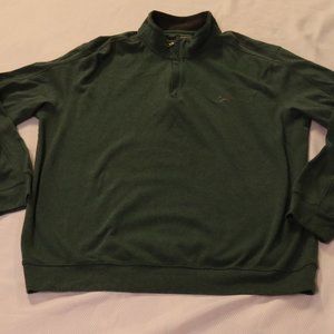 Greg Norman Green quarter zipper sweatshirt